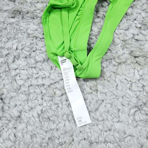 Fabletics Fine Touch Triangle Bralette Women's Size XS Sour Apple Green - Picture 4 of 4